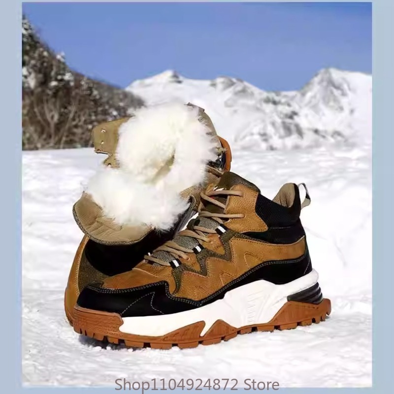 Men'S Shoes Hugo Boss - Winter Warm Wool Cotton Shoes Men's