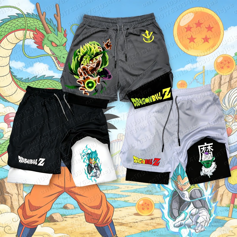 Men'S Shoes Good For Running - Dragon Ball Anime Printed Shorts Man