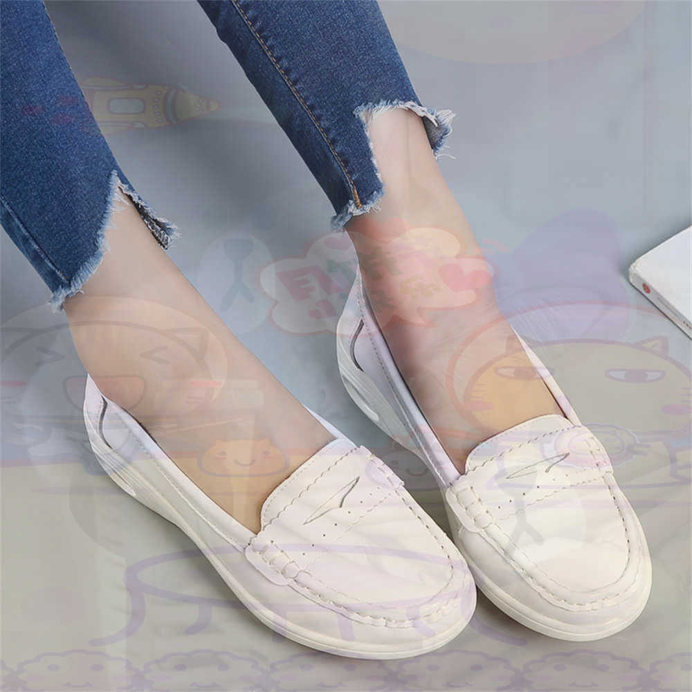 Men'S Shoes Good For Flat Feet - Soft Slip-on Womens Large Size Shoes