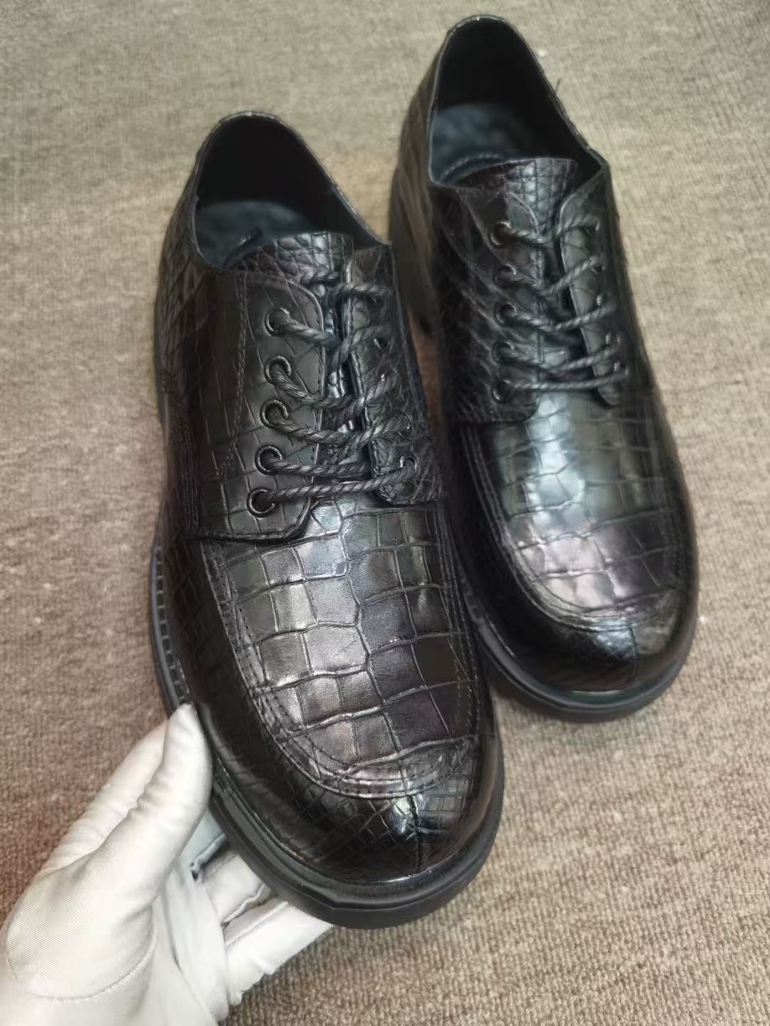 Luxury Crocodile Skin Men's Sn - Men Shoes Official 评论和价格