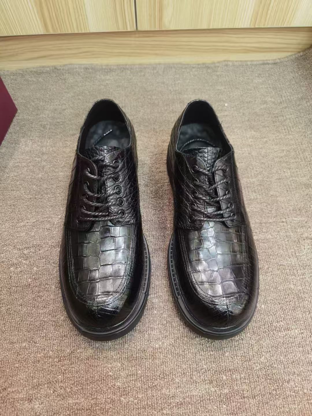 Luxury Crocodile Skin Men's Sn - Men Shoes Official 评论和价格