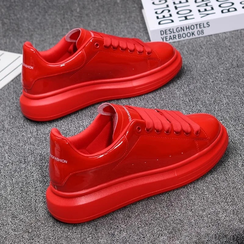 2025 Lacquered White Casual Sh - Men'S Shoes For Tennis 评论和价格