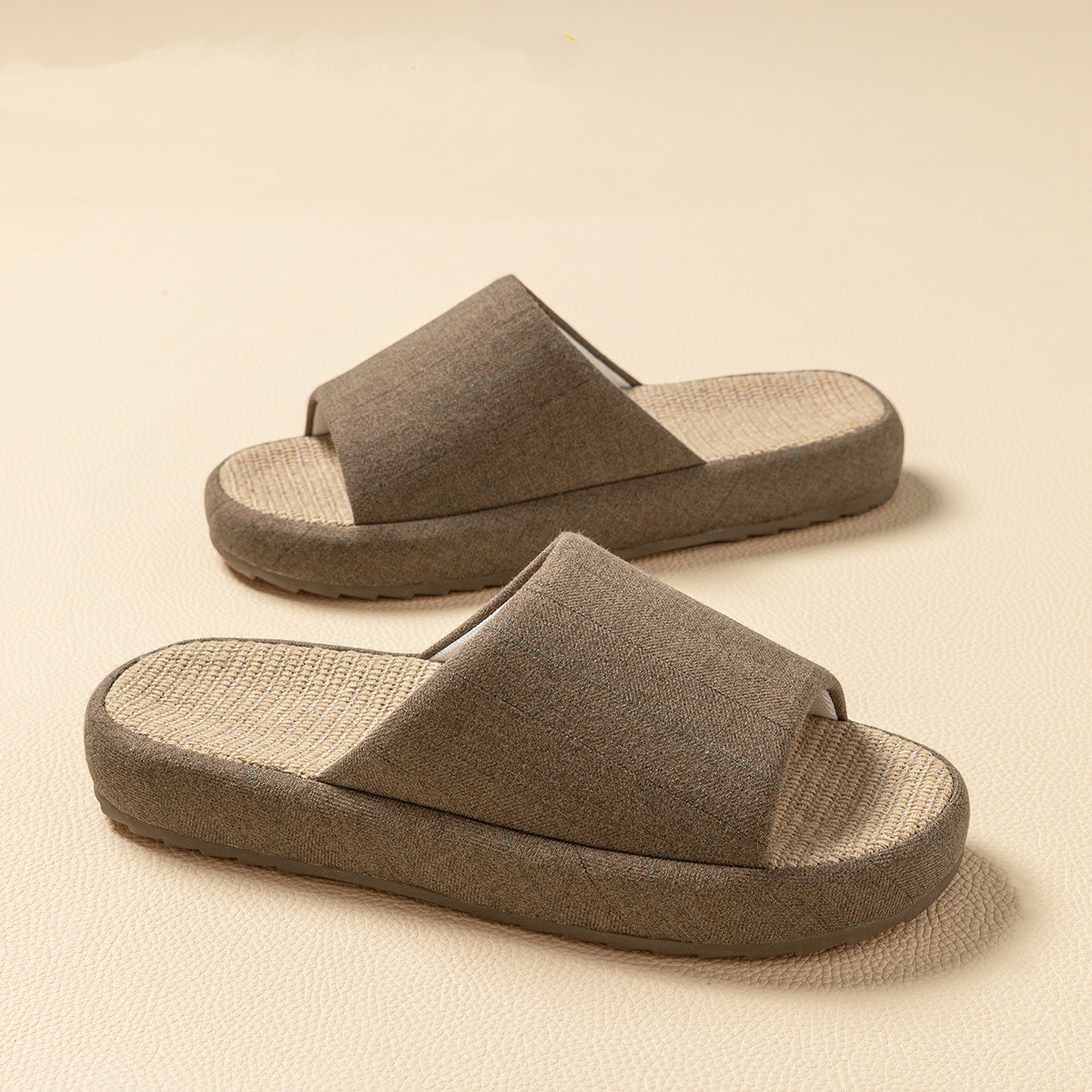 Summer Women Home Slippers Lin - Men'S Shoes Comfort 评论和价格