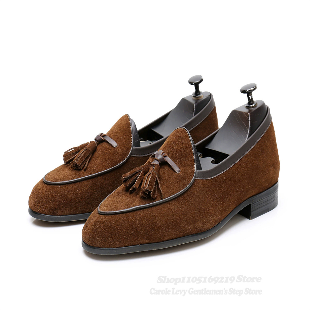 Tassel Decor Men Loafers Navy  - Men'S Shoes Hugo Boss 评论和价格