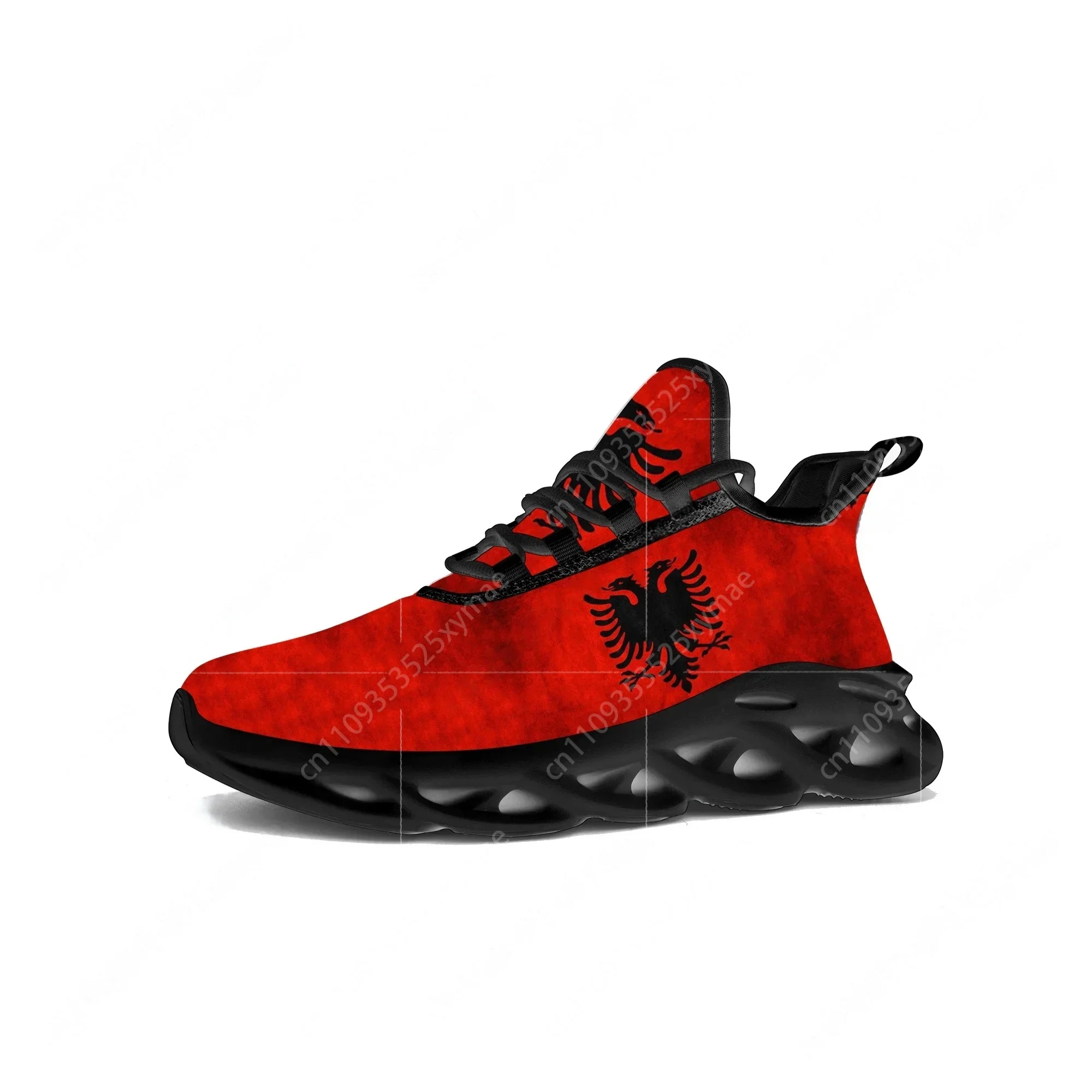Albanian Flag Flats Sneakers M - Men'S Shoes Good For Running 评论和价格