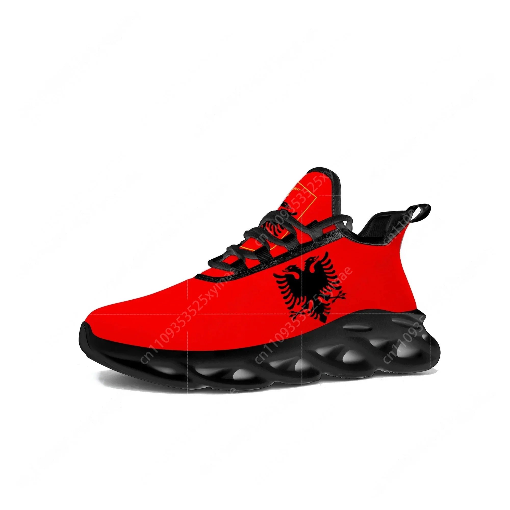 Albanian Flag Flats Sneakers M - Men'S Shoes Good For Running 评论和价格