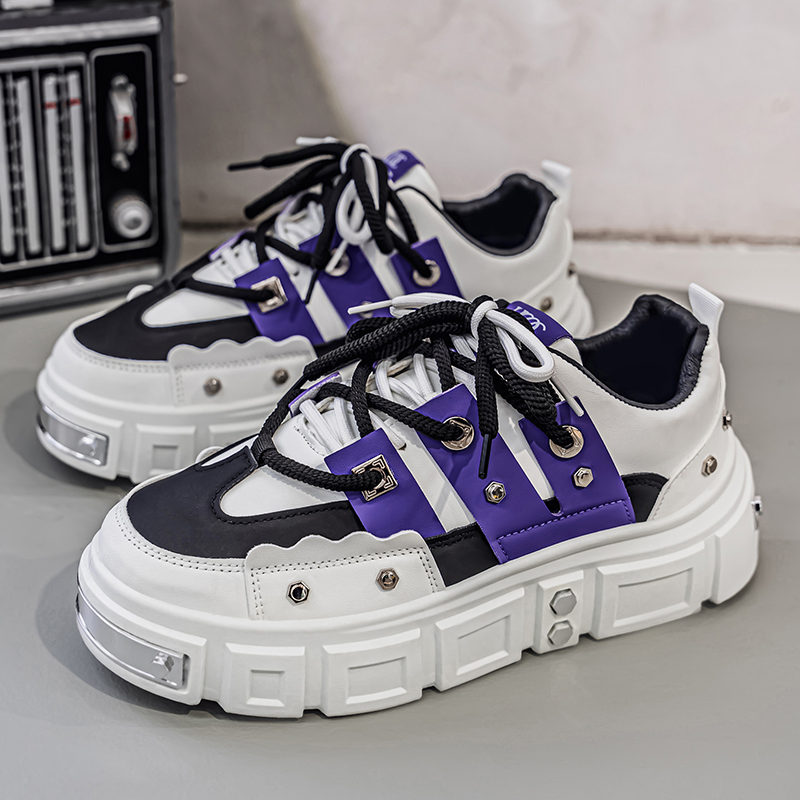Cyberpunk Metal Decor Thick So - Men Shoes Must Have 评论和价格