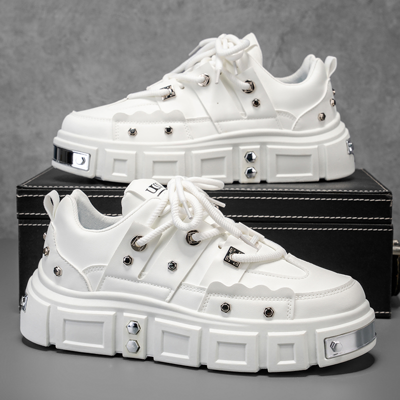 Cyberpunk Metal Decor Thick So - Men Shoes Must Have 评论和价格