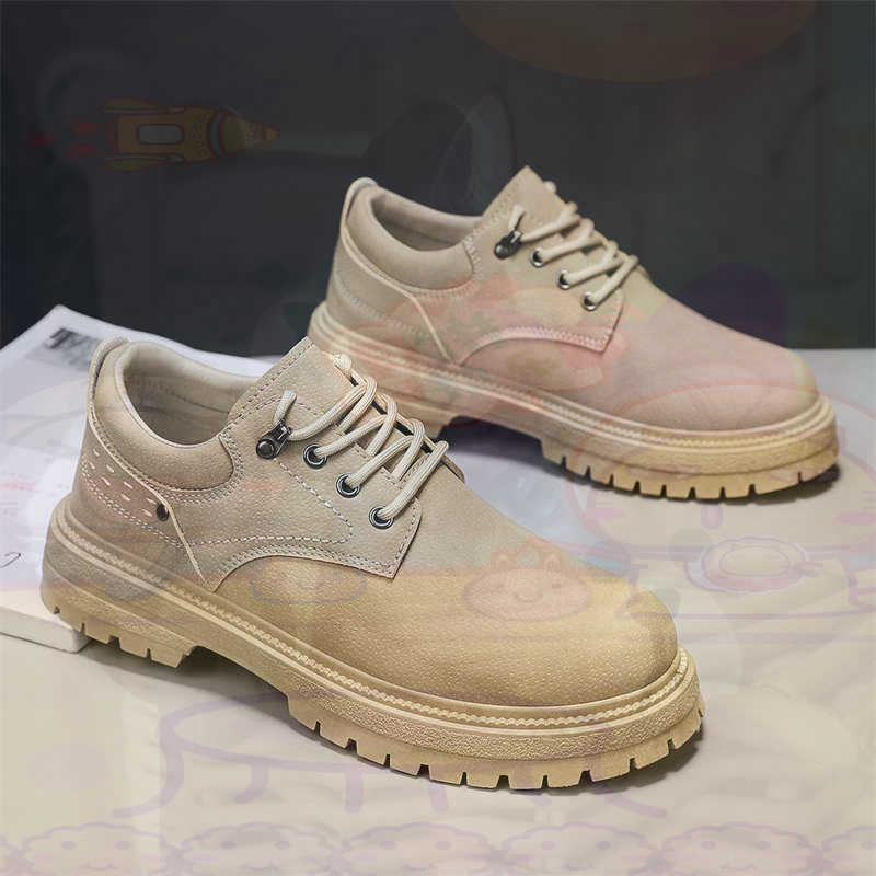 Dark Natural Leather Fashion T - Men'S Shoes Good For Flat Feet 评论和价格