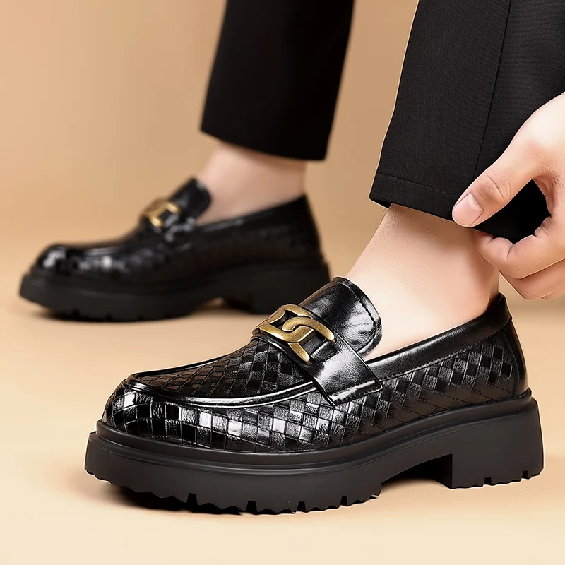 New Handmade Leather Men Shoes - Men Shoes Official 评论和价格
