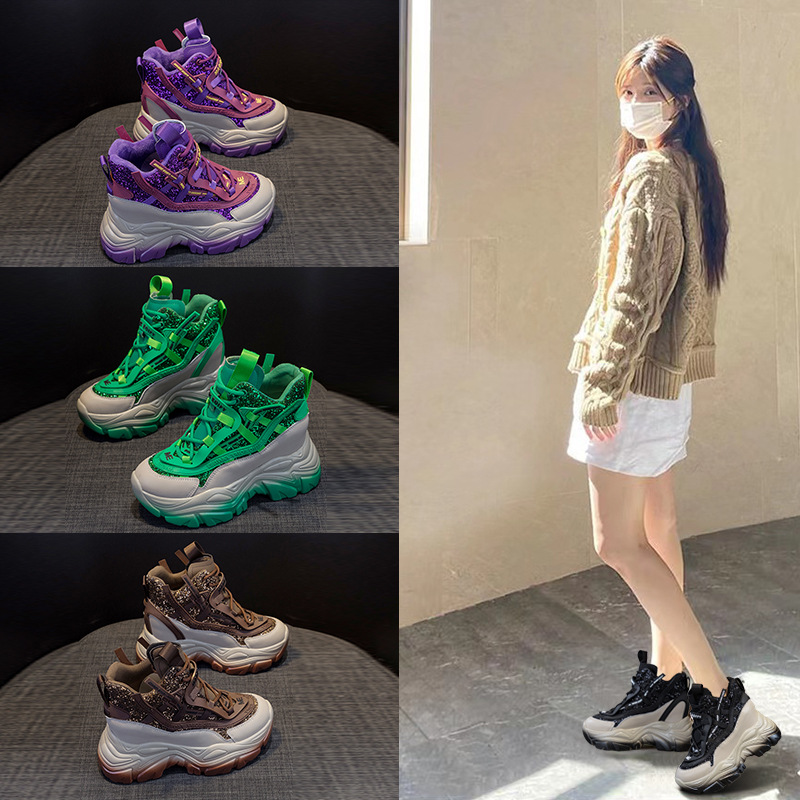 2025 Women's Hidden Wedge Snea - Running Shoes Lightweight 评论和价格