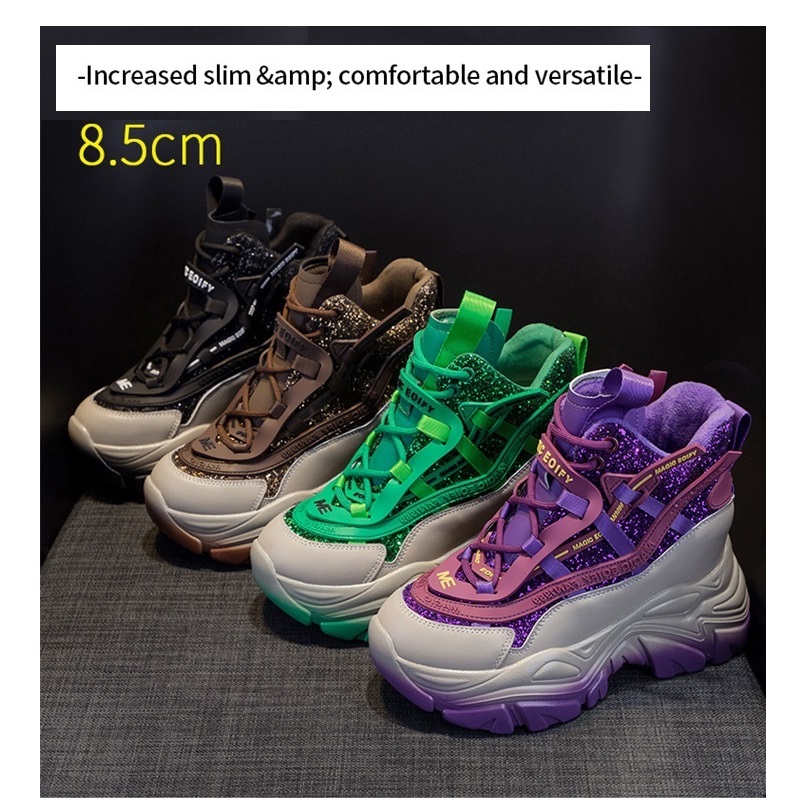 2025 Women's Hidden Wedge Snea - Running Shoes Lightweight 评论和价格