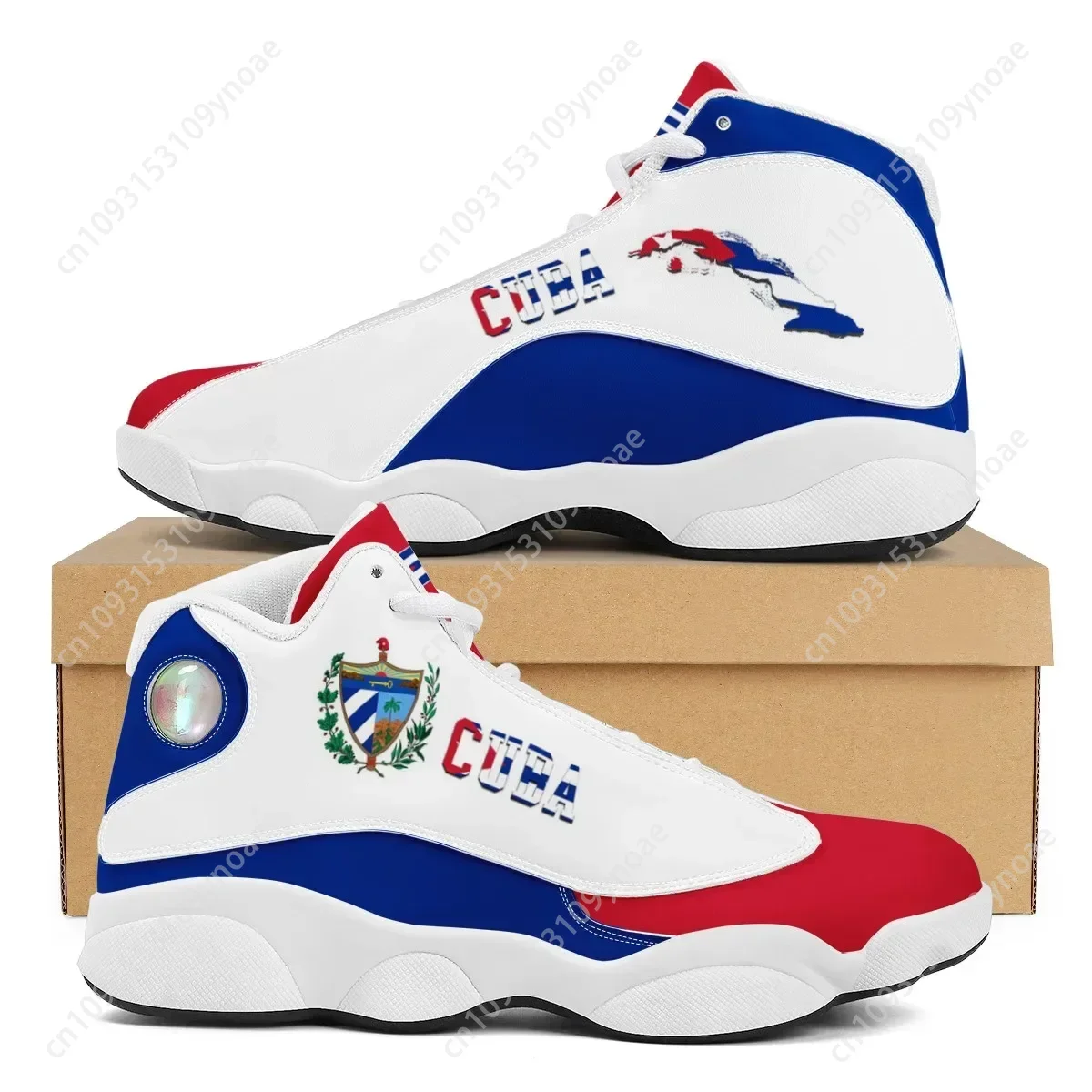 CUBA Flag Print Cool Men Baske - Men'S Shoes For Tennis 评论和价格