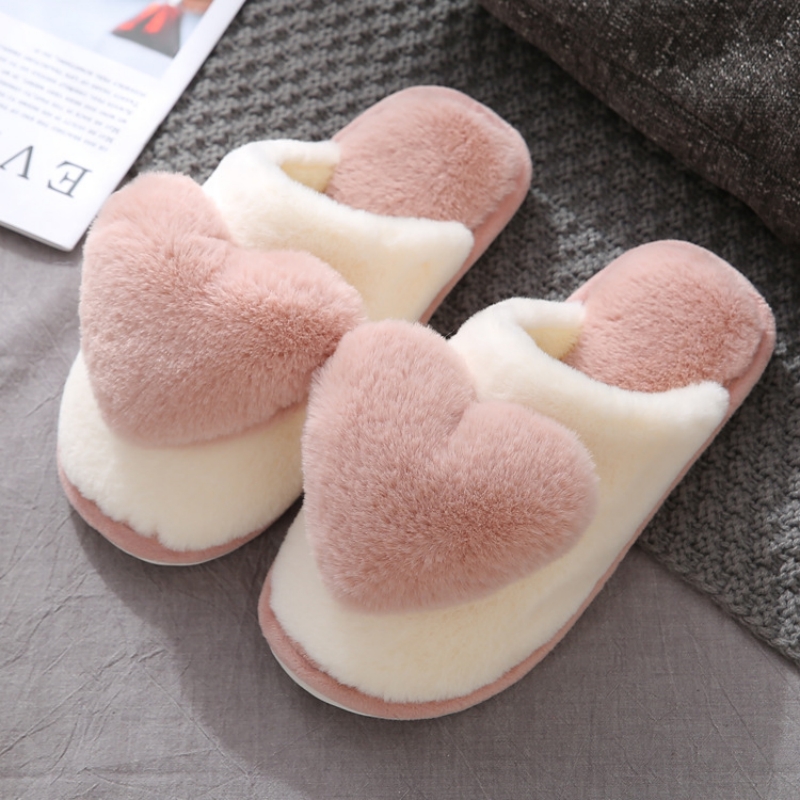 Winter Warm Heart Pattern Cott - Men Shoes Casual 评论和价格