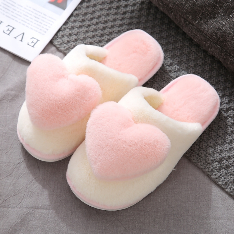 Winter Warm Heart Pattern Cott - Men Shoes Casual 评论和价格