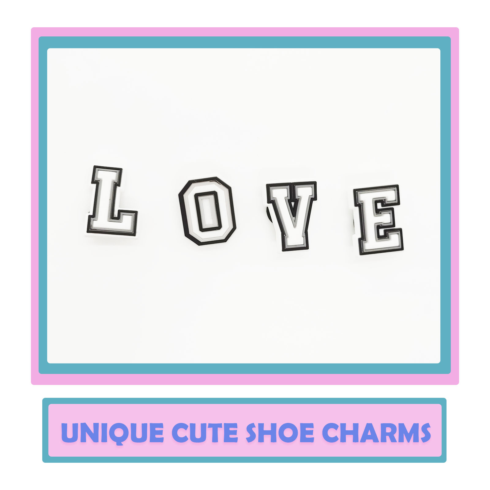 54Pcs Alphabet Shoe Charms - S - Men Shoes Variety 评论和价格