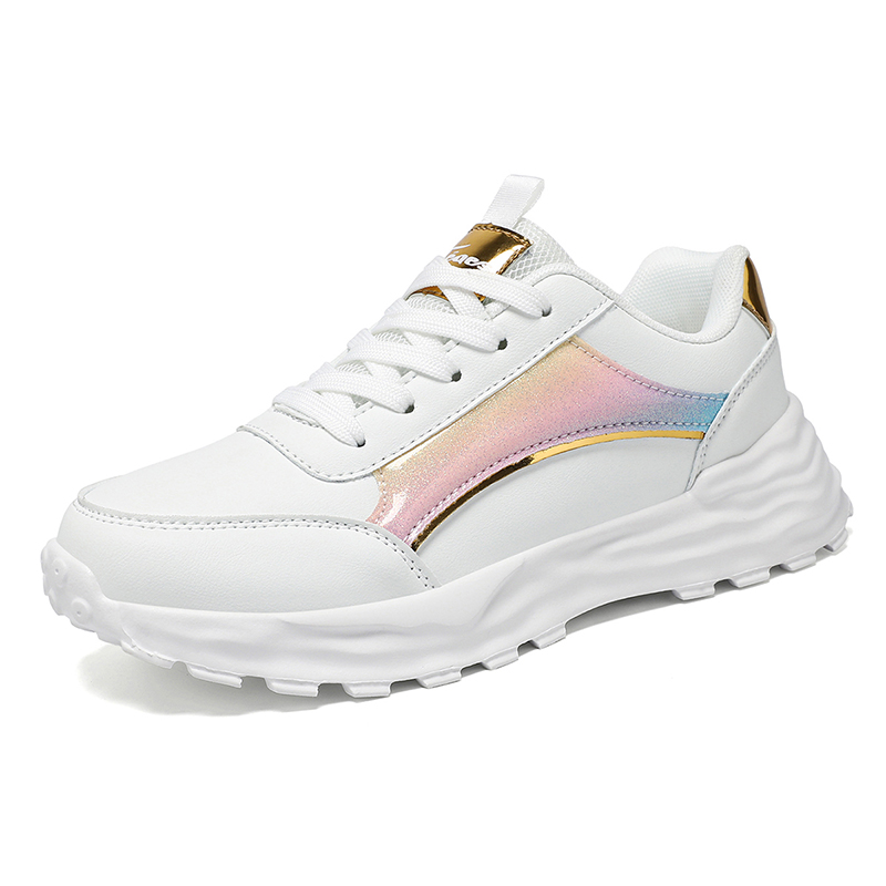 Women's Leather Sports Leisure - Running Shoes Lightweight 评论和价格