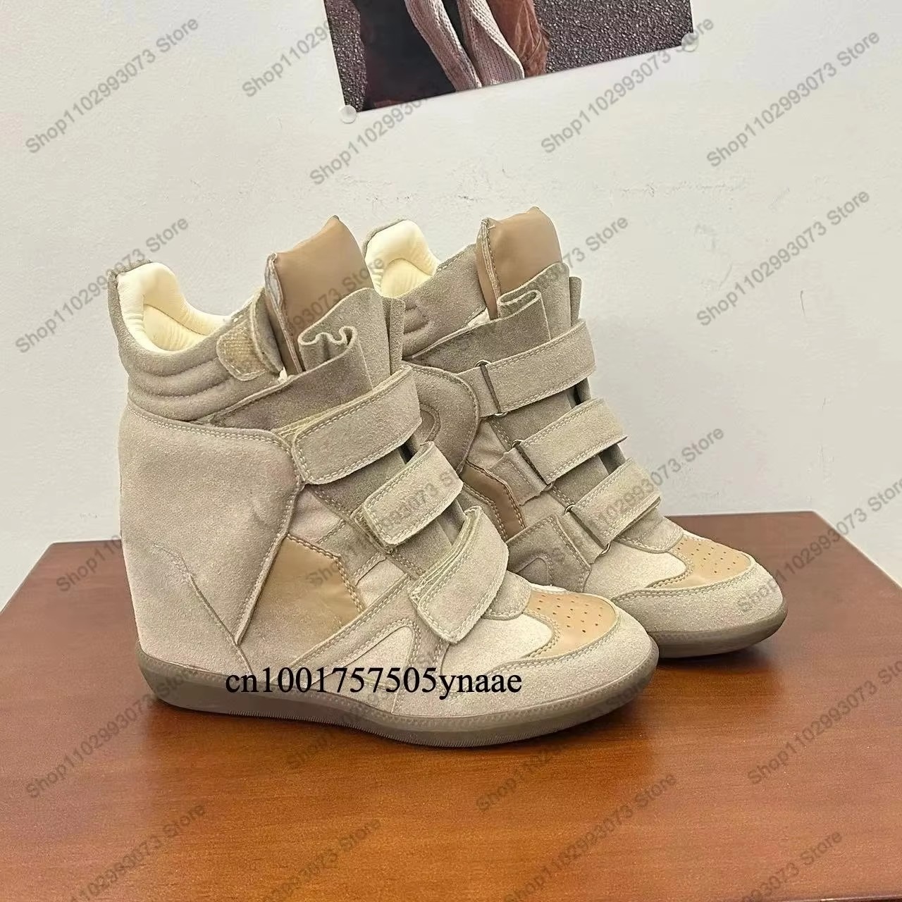Women Hidden Wedge Heel High‑T - Running Shoes Lightweight 评论和价格