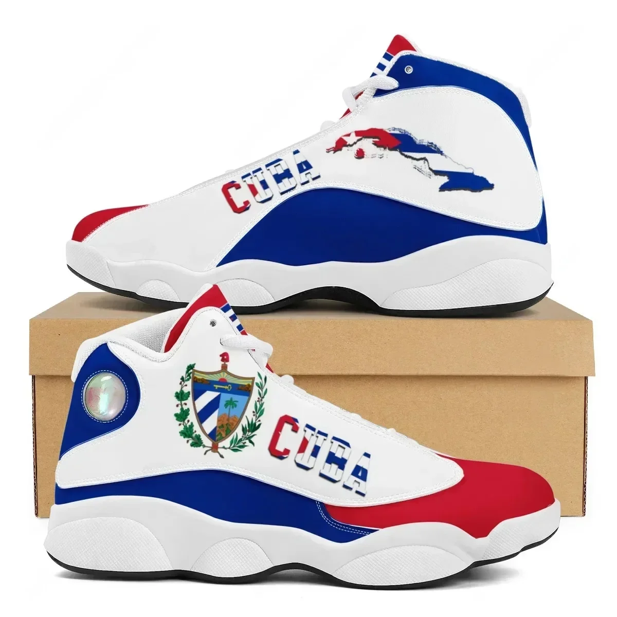 CUBA Flag Print Cool Men Baske - Men'S Shoes For Tennis 评论和价格